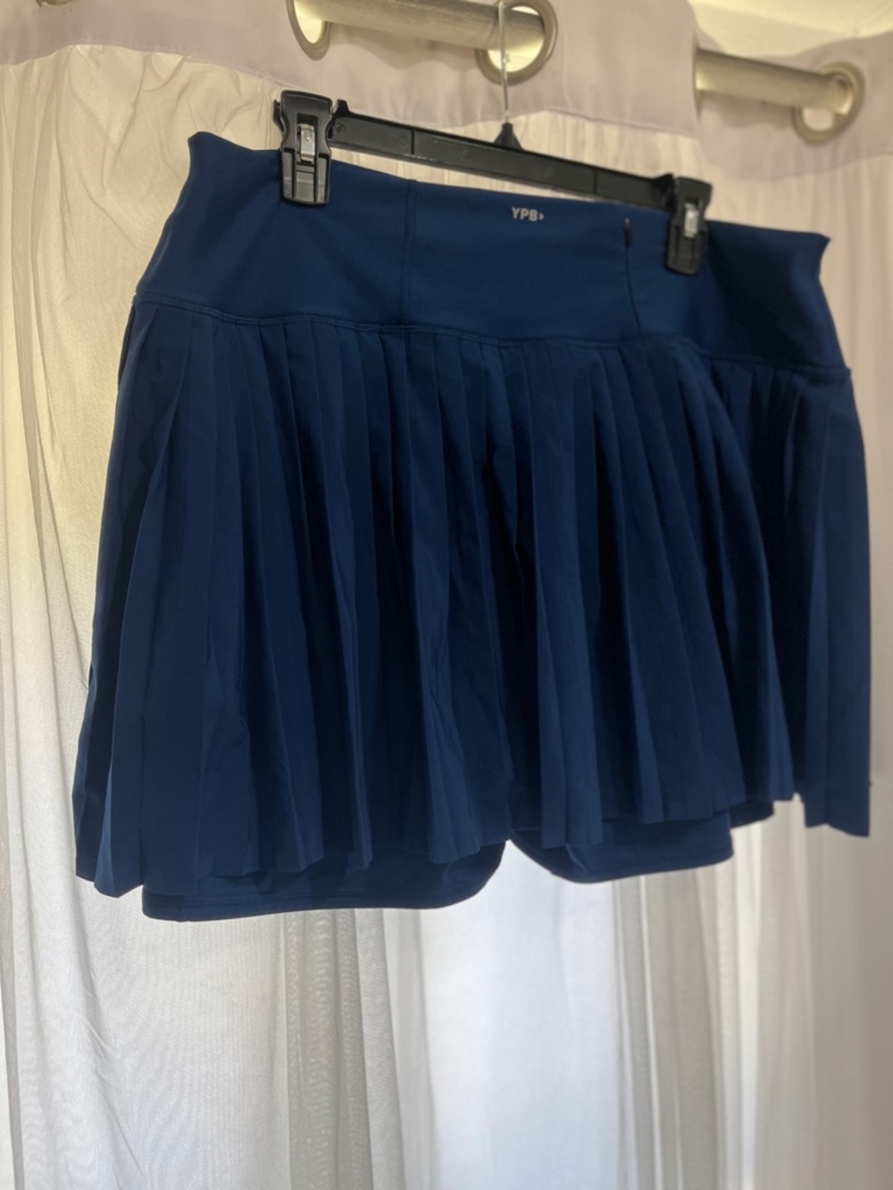 YPB Your Personal Best Womens Pleated Tennis Skirt Size Xxlarge Blue Pickleball